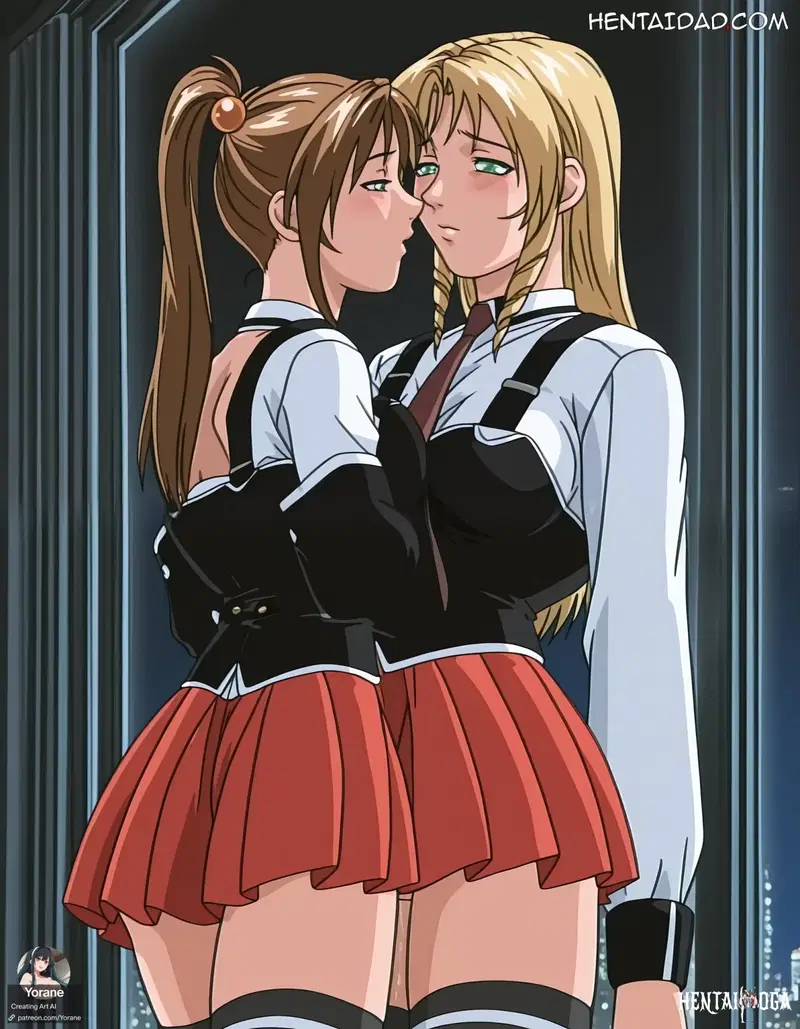 伊万里 胡桃 × 白木 理香 | バイブルブラック エロアニメ by Yorane - 無修正
