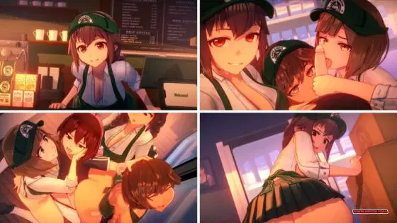 Barista Girls Serve More Than Coffee – Triple Creampie Service (Anna Anon)