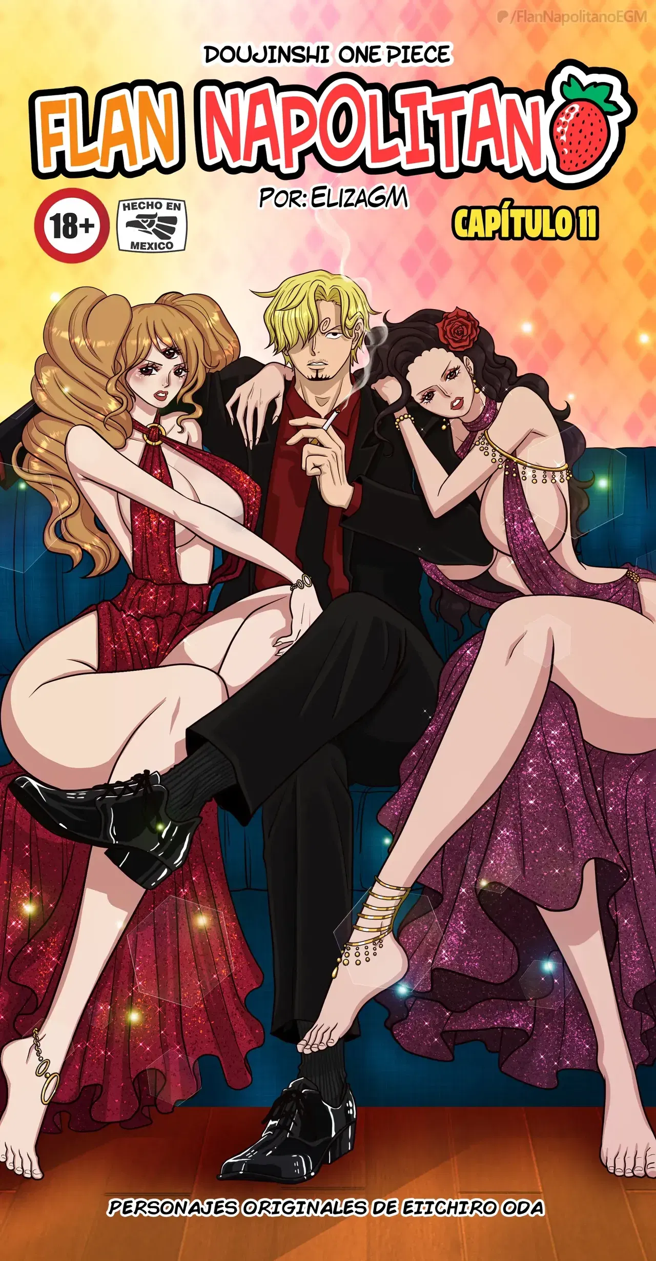 (ElizaGM) Flan Napolitano - Capítulo 11 - Las llamas del Amor (One Piece)