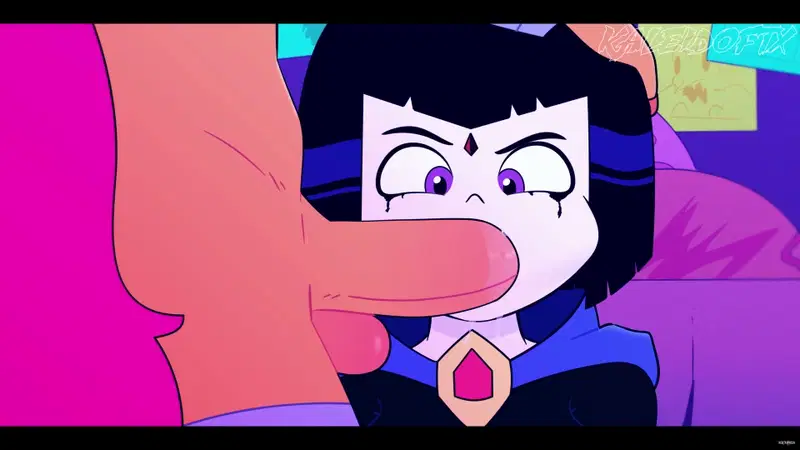 (KaleidoFTX) Starfire x Raven (Full Animation w/ Sound)