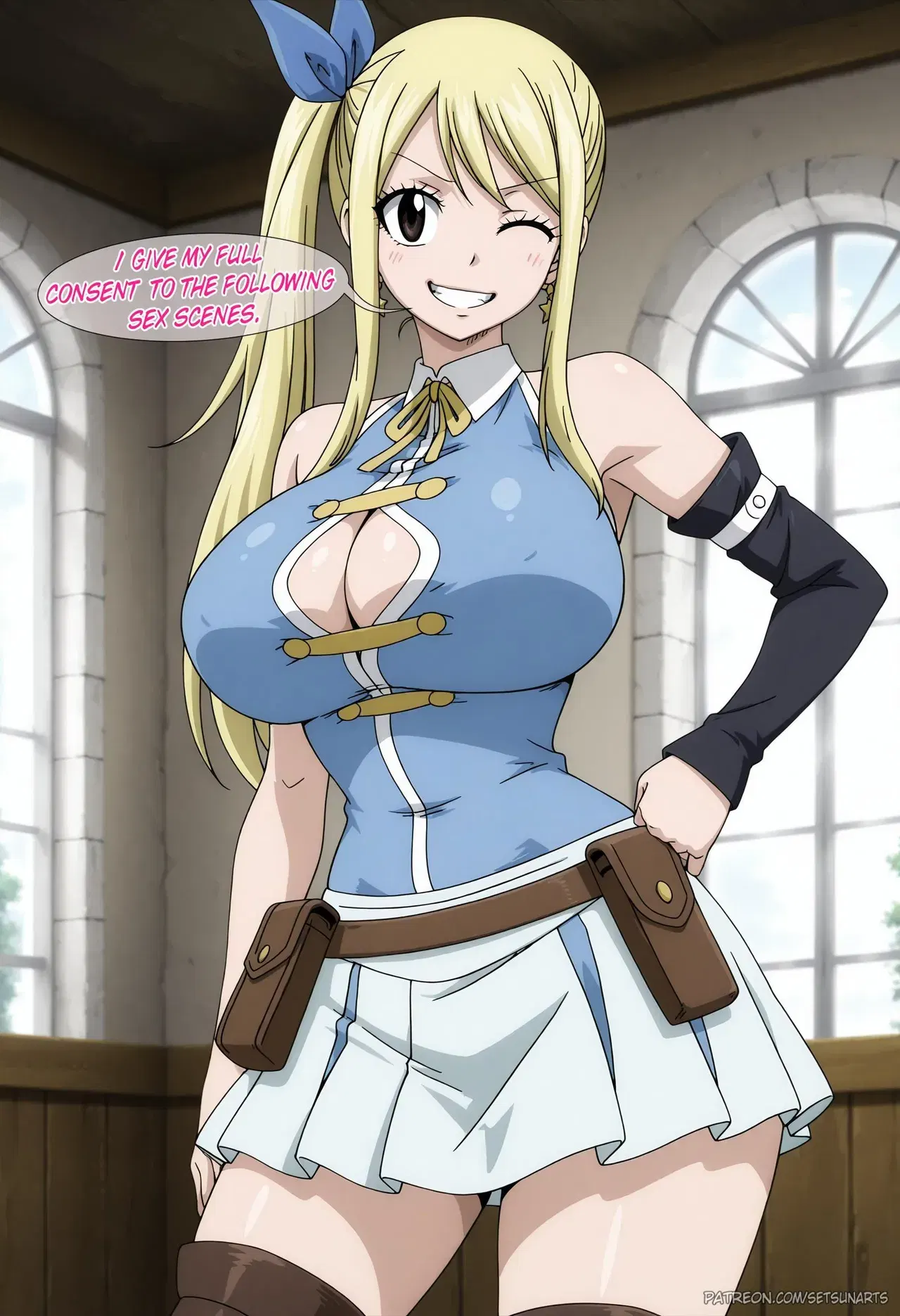 (Setsuna) Lucy Heartfilia X793 💛 (ルーシィ・ハートフィリア イヤークエスト) (Extras) 131P(Patreon)