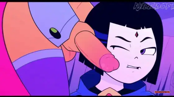 Teen Titans Futa Action: Starfire Fills Raven’s Mouth and Pussy (KaleidoFTX) 🍆💦🔥