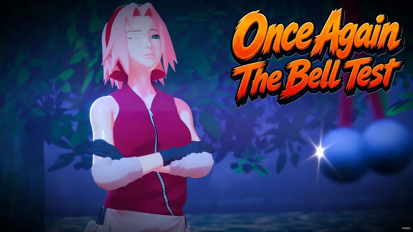Once Again The Bell Test (Sakura-Kakashi) (HIKIGAERU3D)