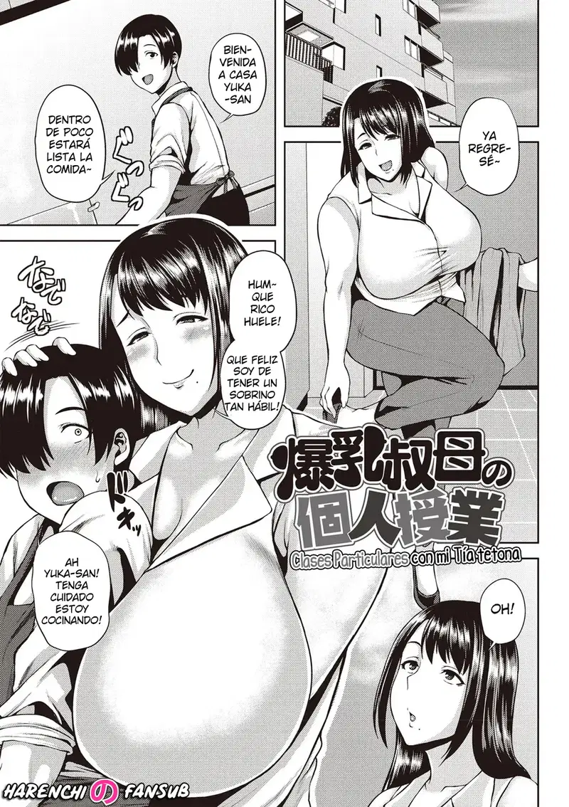 Bakunyuu Oba no Kojin Jugyoui♥ | Les Privat Bersama Bibi Berpayudara Besar (Chijyo One!) (Bahasa Spanyol) (Digital) (Harenchi no Fansub)