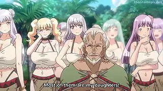 Selamat datang di Pulau Harem! 1 - Hentai isekai yang dipenuhi wanita desa berpayudara besar untuk memuaskan