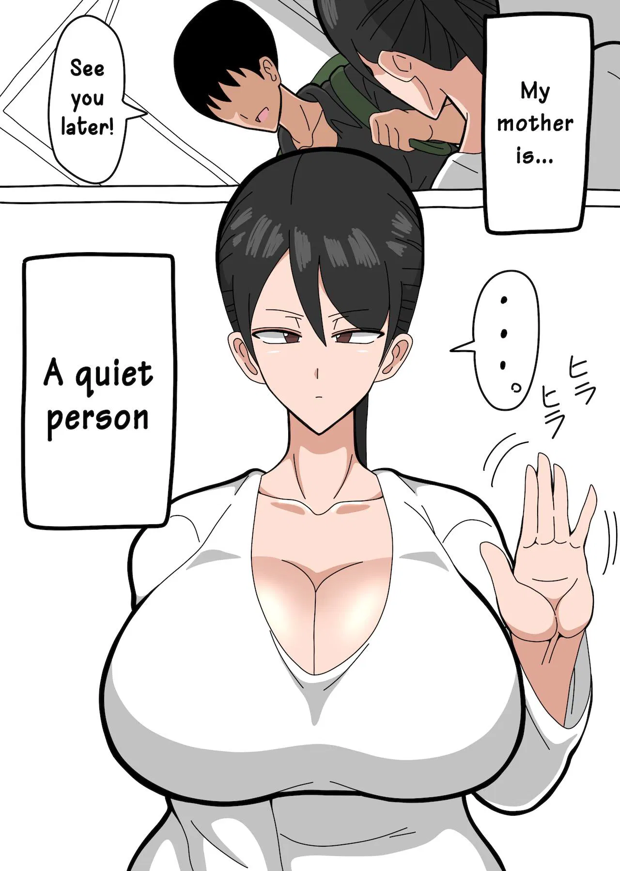 Mother is Silent, Xxpressionless, and Non-Resistant - Quiet hentai mom creampied by son - 24 Pics