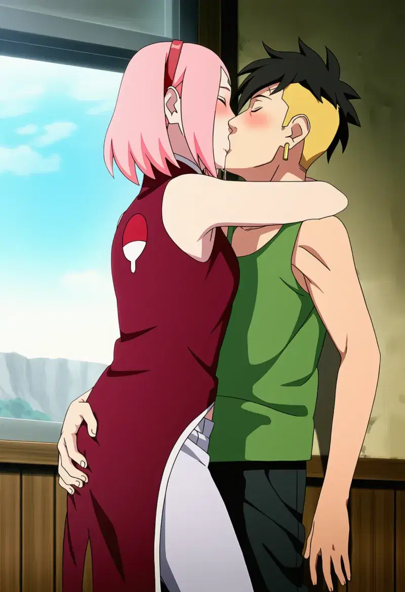 TheFarAi Kawaki X Sakura (Ai Generated)