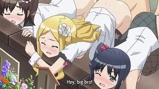 Idol Sister - Hermano mayor hentai pervertido se folla a las tres cantantes de idols antes del show