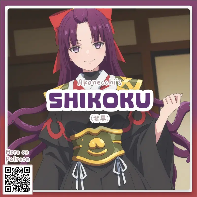 (Pixiv) Shikoku // Roxo-preto | Escravo de Mato Seihei!